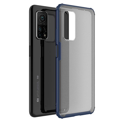 Carcasa Bumper Funda Silicona Transparente Espejo M01 para Xiaomi Redmi K30S 5G Azul