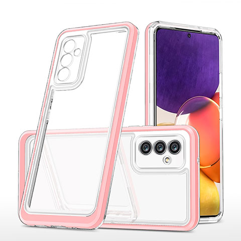 Carcasa Bumper Funda Silicona Transparente Espejo MQ1 para Samsung Galaxy A54 5G Oro Rosa