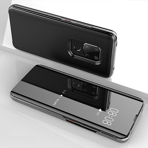 Carcasa Bumper Funda Silicona Transparente Espejo para Huawei Mate 20 Negro