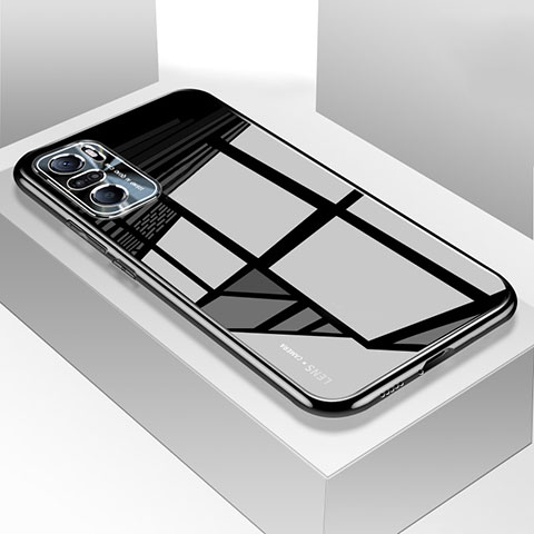 Carcasa Bumper Funda Silicona Transparente Espejo para Xiaomi Mi 11i 5G Negro