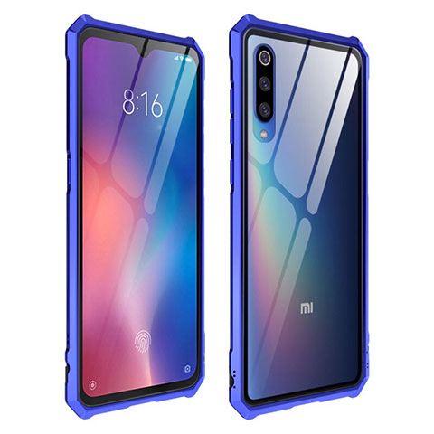 Carcasa Bumper Funda Silicona Transparente Espejo para Xiaomi Mi 9 Lite Azul