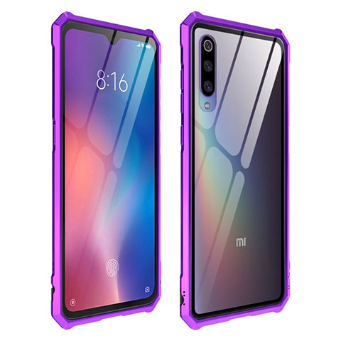 Carcasa Bumper Funda Silicona Transparente Espejo para Xiaomi Mi 9 Pro 5G Morado