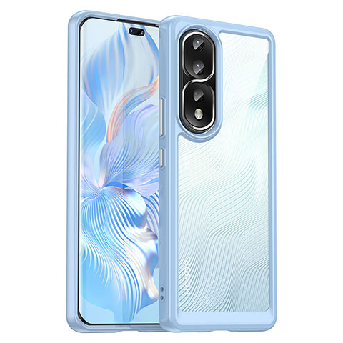 Carcasa Bumper Funda Silicona Transparente J01S para Huawei Honor 80 Pro 5G Azul Cielo