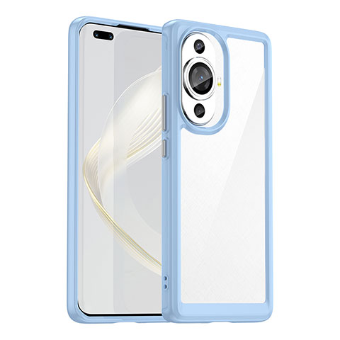 Carcasa Bumper Funda Silicona Transparente J01S para Huawei Nova 11 Ultra Azul Cielo