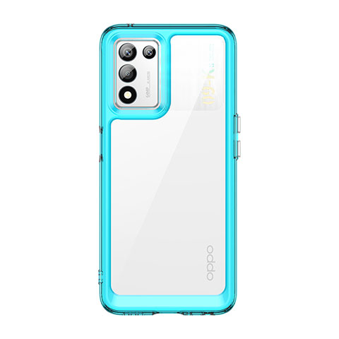 Carcasa Bumper Funda Silicona Transparente J01S para Realme 9 SE 5G Cian