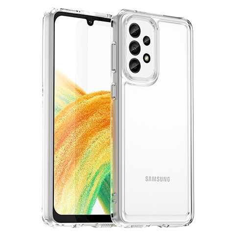 Carcasa Bumper Funda Silicona Transparente J01S para Samsung Galaxy A33 5G Claro