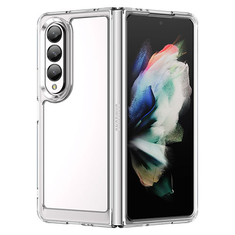 Carcasa Bumper Funda Silicona Transparente J01S para Samsung Galaxy Z Fold3 5G Claro