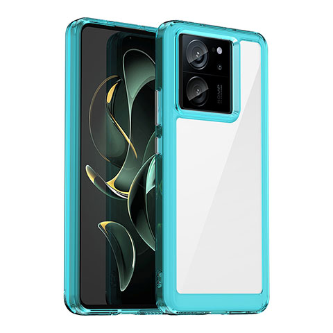 Carcasa Bumper Funda Silicona Transparente J01S para Xiaomi Mi 13T 5G Cian