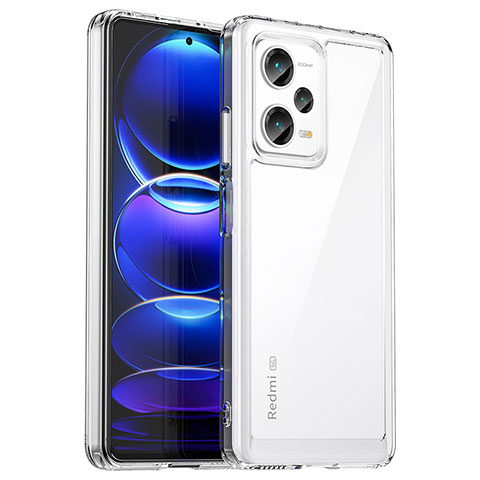 Carcasa Bumper Funda Silicona Transparente J01S para Xiaomi Redmi Note 12 Explorer Claro