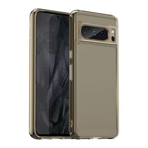 Carcasa Bumper Funda Silicona Transparente J02S para Google Pixel 8 Pro 5G Gris