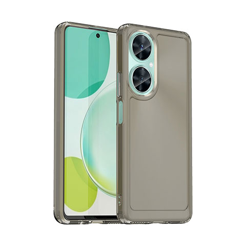 Carcasa Bumper Funda Silicona Transparente J02S para Huawei Nova 11i Gris