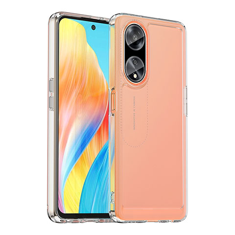 Carcasa Bumper Funda Silicona Transparente J02S para Oppo A98 5G Claro