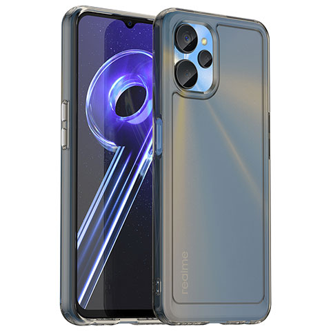 Carcasa Bumper Funda Silicona Transparente J02S para Realme 10T 5G Gris