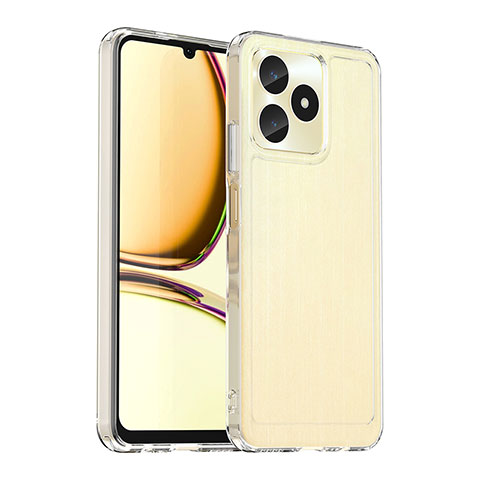 Carcasa Bumper Funda Silicona Transparente J02S para Realme C51 Claro