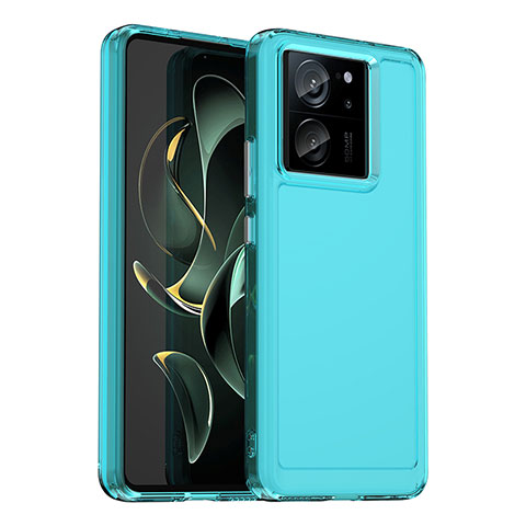 Carcasa Bumper Funda Silicona Transparente J02S para Xiaomi Mi 13T 5G Azul