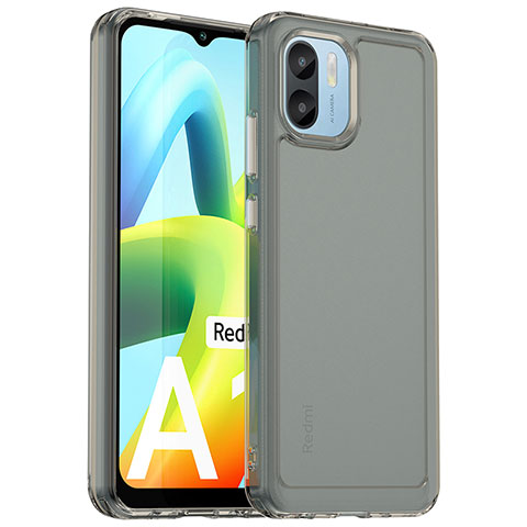 Carcasa Bumper Funda Silicona Transparente J02S para Xiaomi Poco C50 Gris