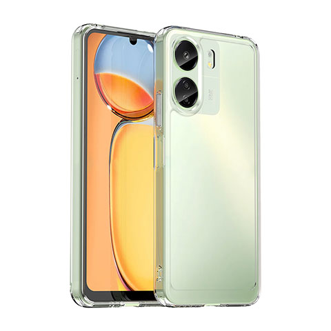 Carcasa Bumper Funda Silicona Transparente J02S para Xiaomi Poco C65 Claro