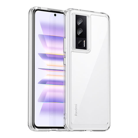 Carcasa Bumper Funda Silicona Transparente J02S para Xiaomi Redmi K60 Pro 5G Claro