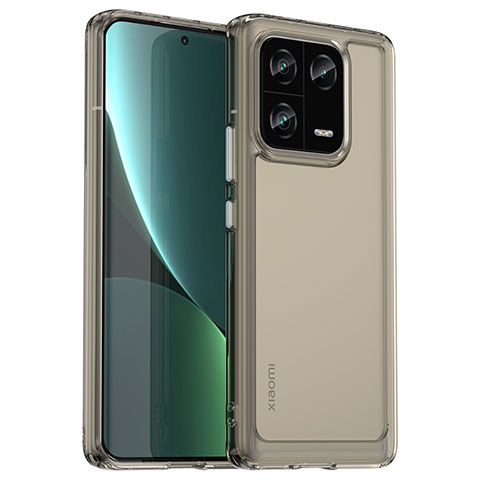 Carcasa Bumper Funda Silicona Transparente J04S para Xiaomi Mi 13 Pro 5G Gris