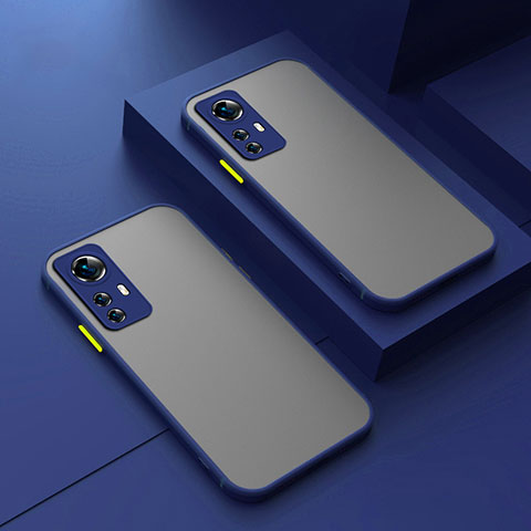 Carcasa Bumper Funda Silicona Transparente M01 para Xiaomi Mi 12S Pro 5G Azul