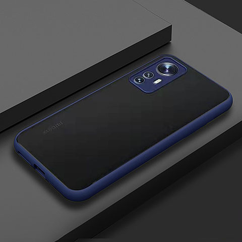 Carcasa Bumper Funda Silicona Transparente M02 para Xiaomi Mi 12 5G Azul