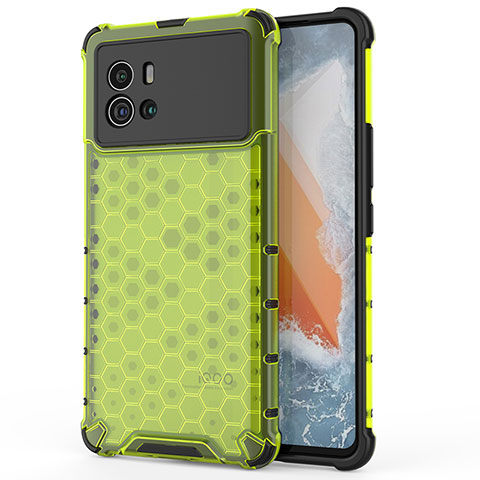 Carcasa Bumper Funda Silicona Transparente M04 para Vivo iQOO 9 Pro 5G Verde