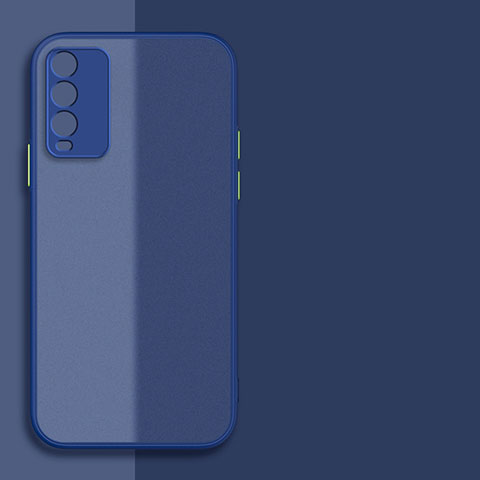 Carcasa Bumper Funda Silicona Transparente P01 para Xiaomi Redmi 9 Power Azul