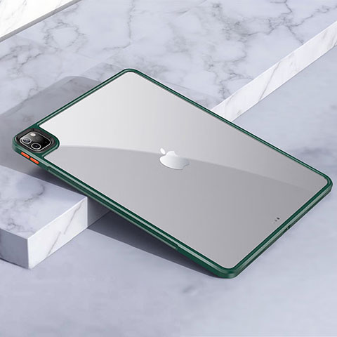 Carcasa Bumper Funda Silicona Transparente para Apple iPad Pro 11 (2022) Verde
