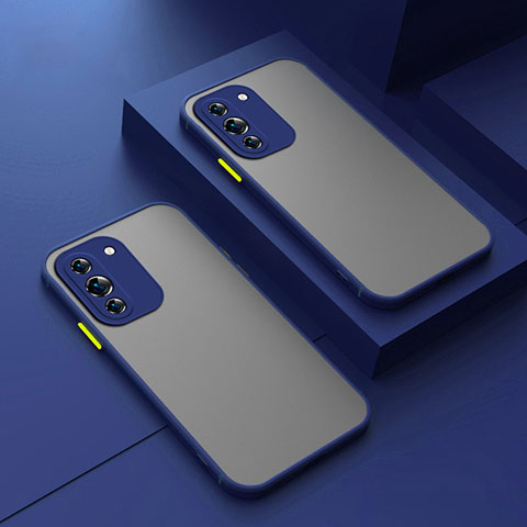 Carcasa Bumper Funda Silicona Transparente para Huawei Nova 10 Azul