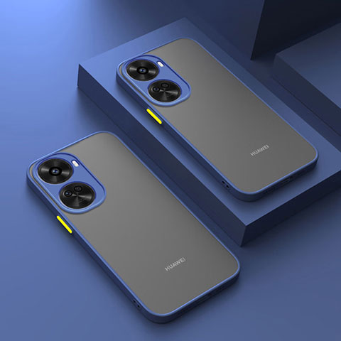 Carcasa Bumper Funda Silicona Transparente para Huawei Nova 11 SE Azul