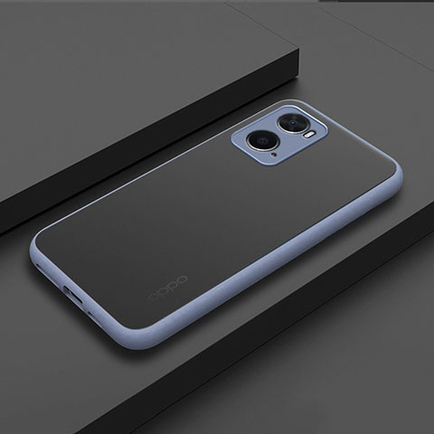 Carcasa Bumper Funda Silicona Transparente para Oppo A36 Gris Lavanda