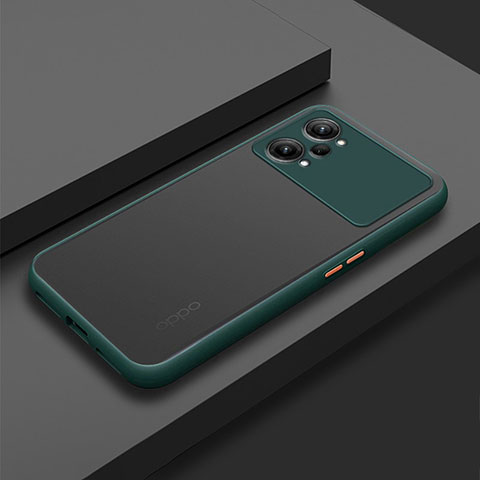 Carcasa Bumper Funda Silicona Transparente para Oppo K10 Pro 5G Verde Noche