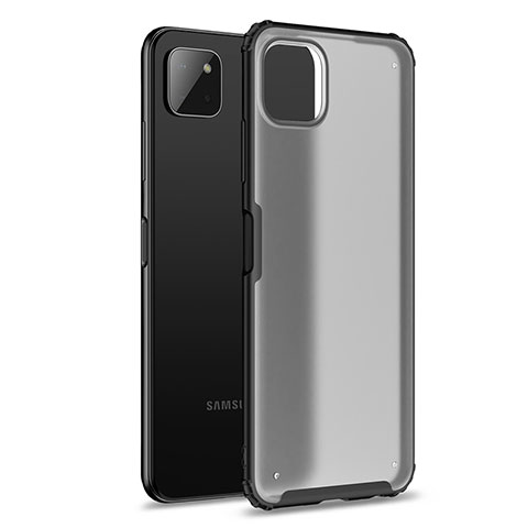 Carcasa Bumper Funda Silicona Transparente para Samsung Galaxy A22 5G Negro