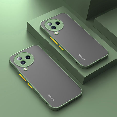 Carcasa Bumper Funda Silicona Transparente para Xiaomi Civi 3 5G Menta Verde