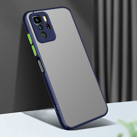 Carcasa Bumper Funda Silicona Transparente para Xiaomi Poco X3 GT 5G Azul