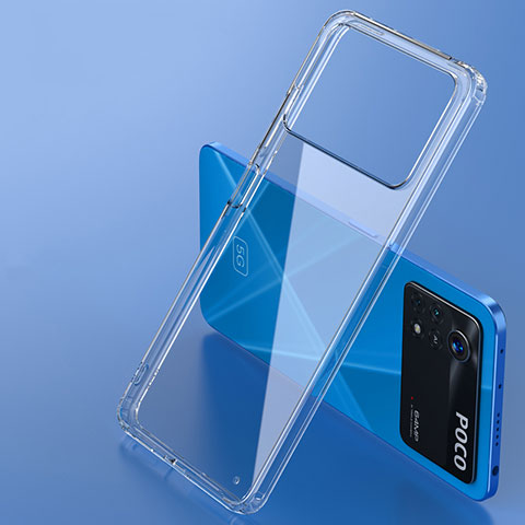 Carcasa Bumper Funda Silicona Transparente W01L para Xiaomi Redmi Note 11E Pro 5G Claro