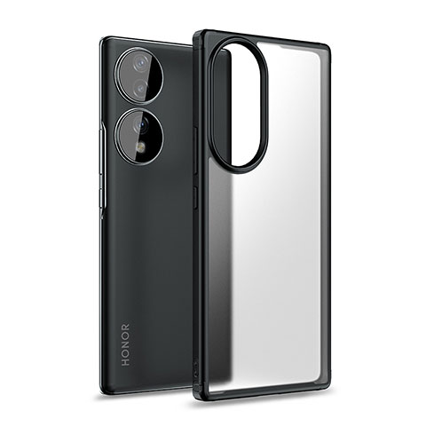 Carcasa Bumper Funda Silicona Transparente WL1 para Huawei Honor 70 5G Negro