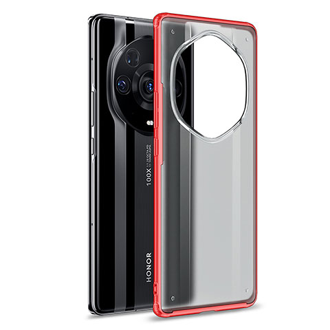 Carcasa Bumper Funda Silicona Transparente WL1 para Huawei Honor Magic3 Pro+ Plus 5G Rojo