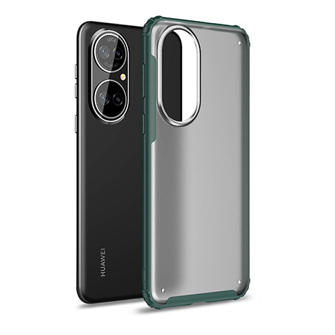 Carcasa Bumper Funda Silicona Transparente WL1 para Huawei P50e Verde