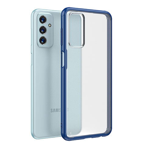 Carcasa Bumper Funda Silicona Transparente WL1 para Samsung Galaxy F23 5G Azul