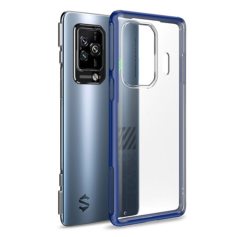 Carcasa Bumper Funda Silicona Transparente WL1 para Xiaomi Black Shark 5 5G Azul