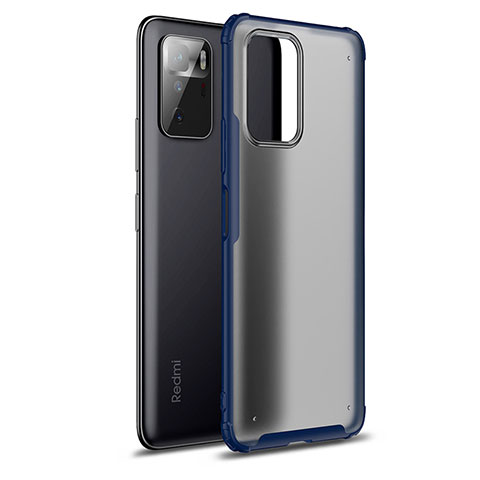 Carcasa Bumper Funda Silicona Transparente WL1 para Xiaomi Poco X3 GT 5G Azul