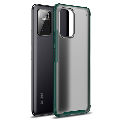 Carcasa Bumper Funda Silicona Transparente WL1 para Xiaomi Poco X3 GT 5G Verde