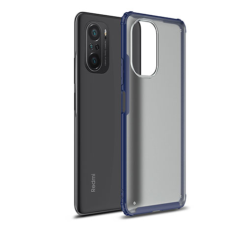 Carcasa Bumper Funda Silicona Transparente WL1 para Xiaomi Redmi K40 Pro+ Plus 5G Azul