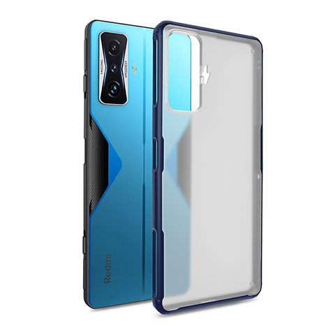 Carcasa Bumper Funda Silicona Transparente WL1 para Xiaomi Redmi K50 Gaming 5G Azul