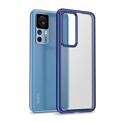 Carcasa Bumper Funda Silicona Transparente WL1 para Xiaomi Redmi K50 Ultra 5G Azul