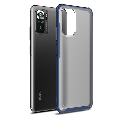 Carcasa Bumper Funda Silicona Transparente WL1 para Xiaomi Redmi Note 10S 4G Azul