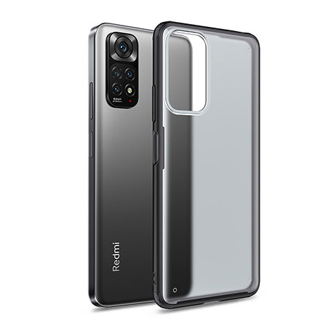 Carcasa Bumper Funda Silicona Transparente WL1 para Xiaomi Redmi Note 11 4G (2022) Negro