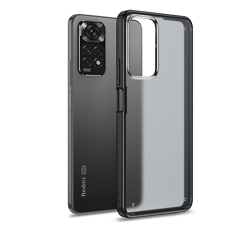 Carcasa Bumper Funda Silicona Transparente WL1 para Xiaomi Redmi Note 11 Pro 4G Negro