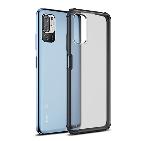 Carcasa Bumper Funda Silicona Transparente WL1 para Xiaomi Redmi Note 11 SE 5G Negro